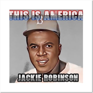 This Is America - Jackie Robinson Posters and Art